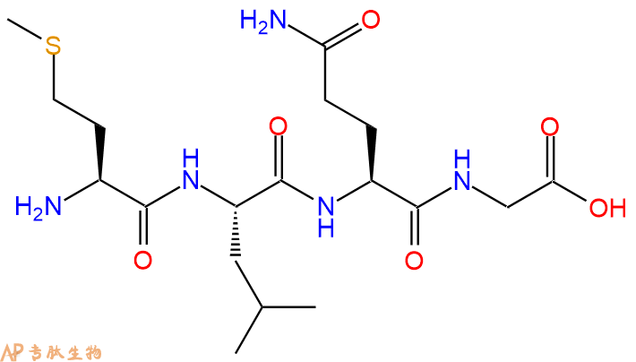 专肽生物产品H2N-Met-Leu-Gln-Gly-OH