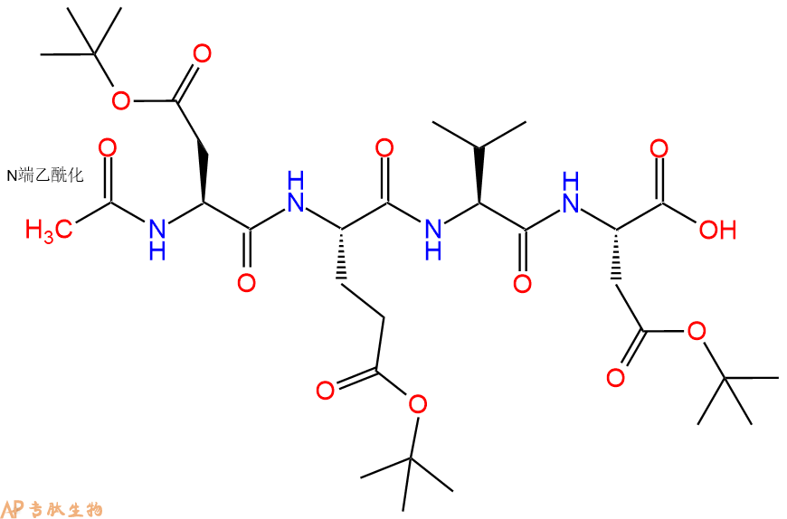 专肽生物产品Ac-Asp(OtBu)-Glu(OtBu)-Val-Asp(OtBu)-OH