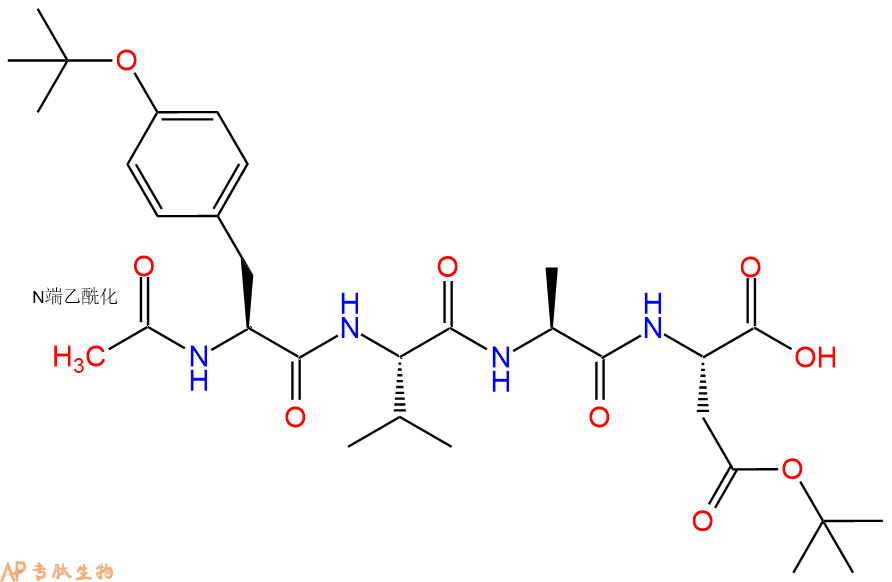 专肽生物产品Ac-Tyr(tBu)-Val-Ala-Asp(OtBu)-OH