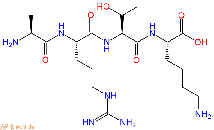 专肽生物产品H2N-Ala-Arg-Thr-Lys-OH
