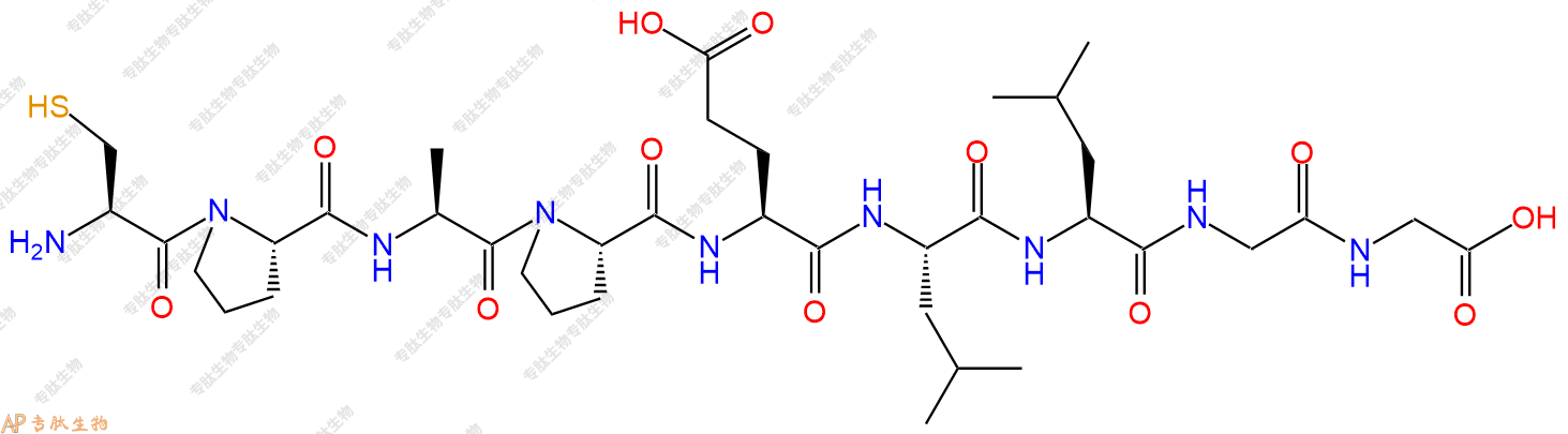 专肽生物产品H2N-Cys-Pro-Ala-Pro-Glu-Leu-Leu-Gly-Gly-OH