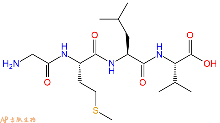 专肽生物产品H2N-Gly-Met-Leu-Val-OH
