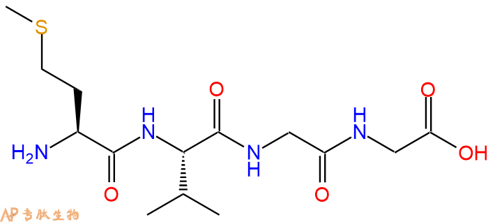 专肽生物产品H2N-Met-Val-Gly-Gly-OH