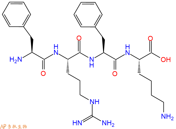 专肽生物产品H2N-Phe-Arg-Phe-Lys-OH