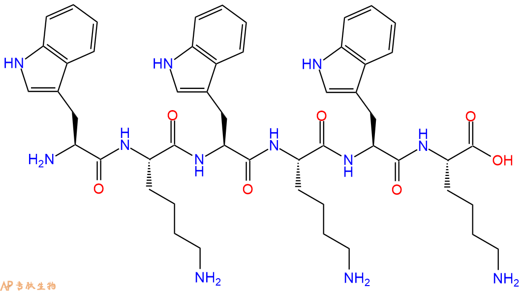 专肽生物产品H2N-Trp-Lys-Trp-Lys-Trp-Lys-OH