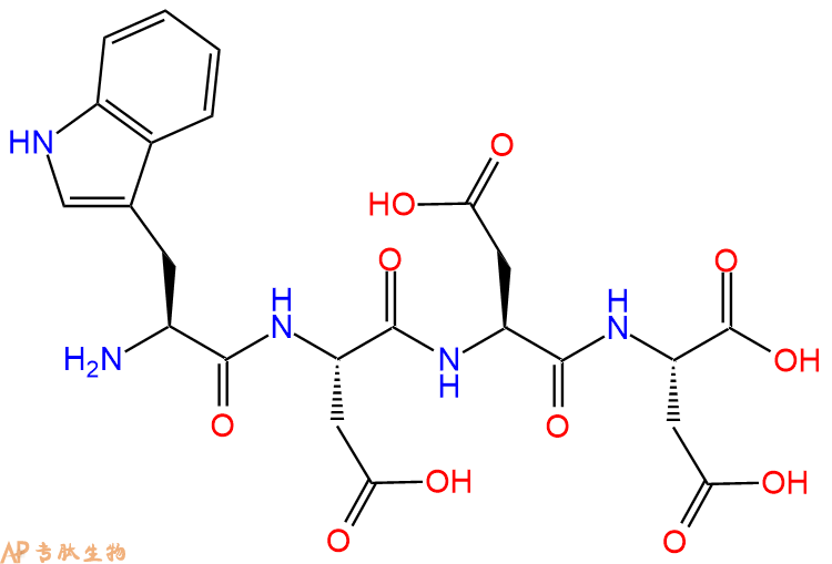 专肽生物产品H2N-Trp-Asp-Asp-Asp-OH