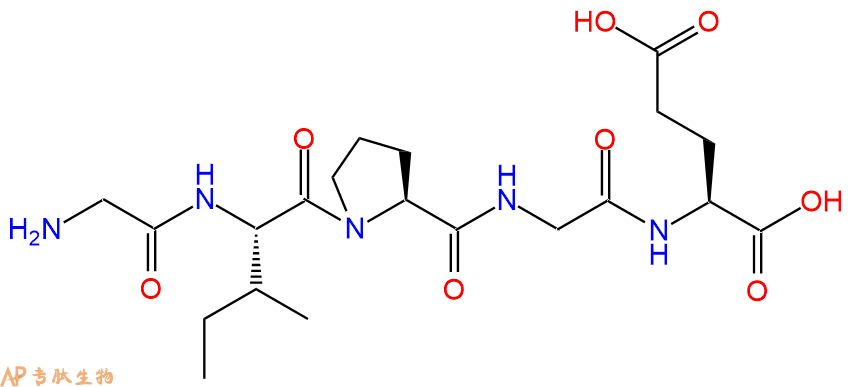 专肽生物产品H2N-Gly-Ile-Pro-Gly-Glu-OH