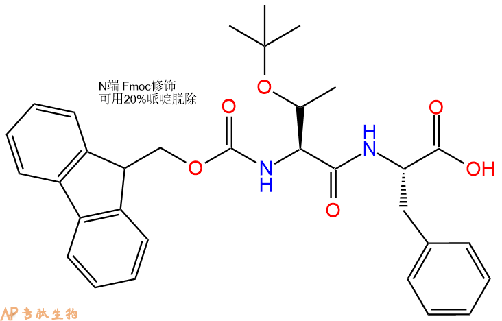 专肽生物产品Fmoc-Thr(tBu)-Phe-OH