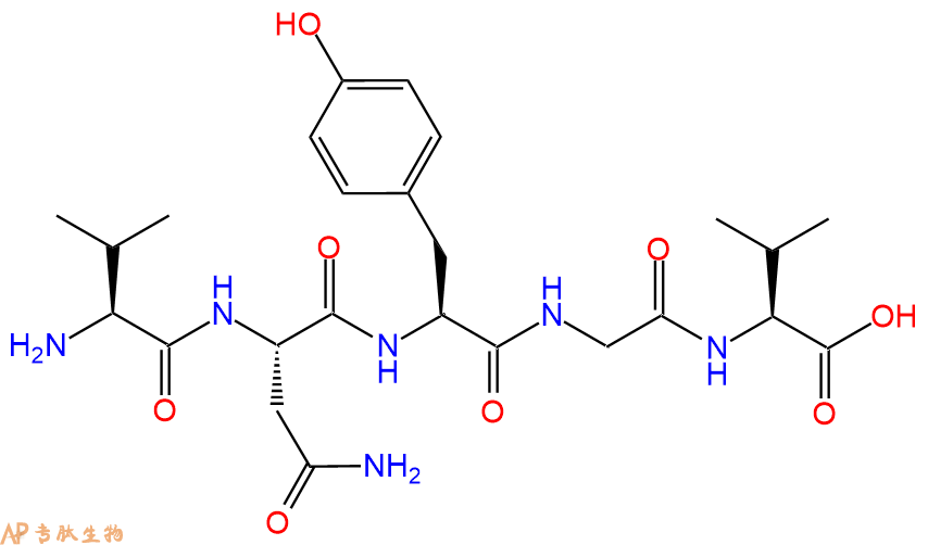 专肽生物产品H2N-Val-Asn-Tyr-Gly-Val-OH
