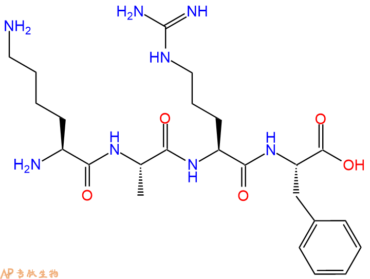 专肽生物产品H2N-Lys-Ala-Arg-Phe-OH