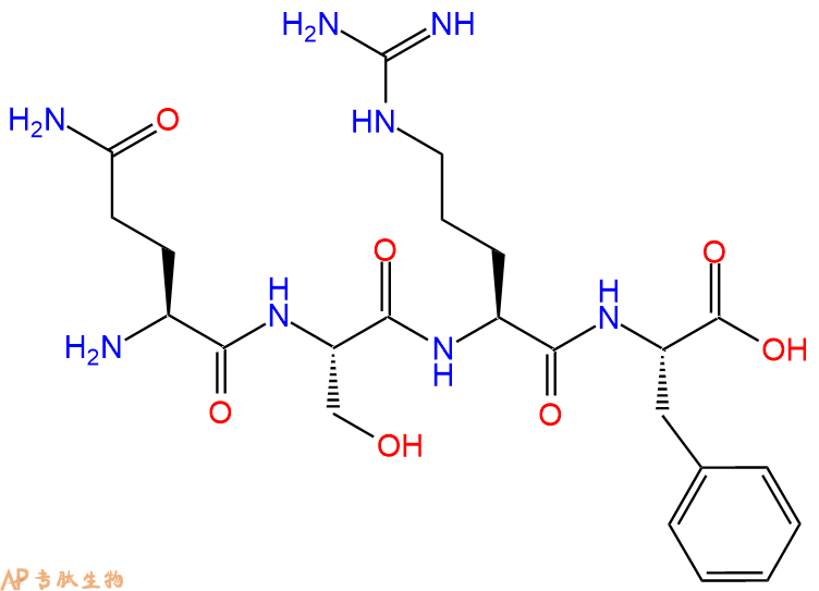 专肽生物产品H2N-Gln-Ser-Arg-Phe-OH