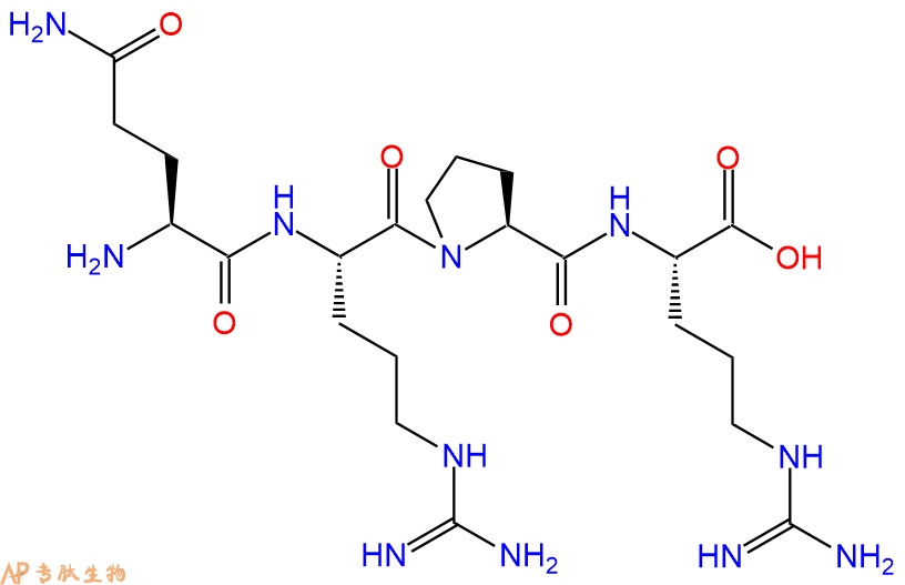 专肽生物产品H2N-Gln-Arg-Pro-Arg-OH