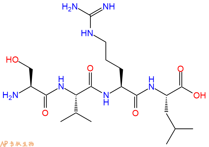 专肽生物产品H2N-Ser-Val-Arg-Leu-OH