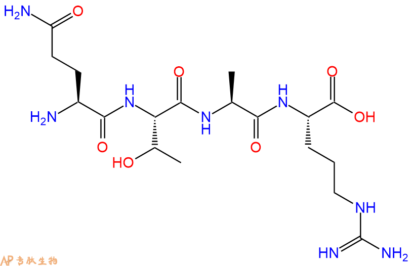 专肽生物产品H2N-Gln-Thr-Ala-Arg-OH