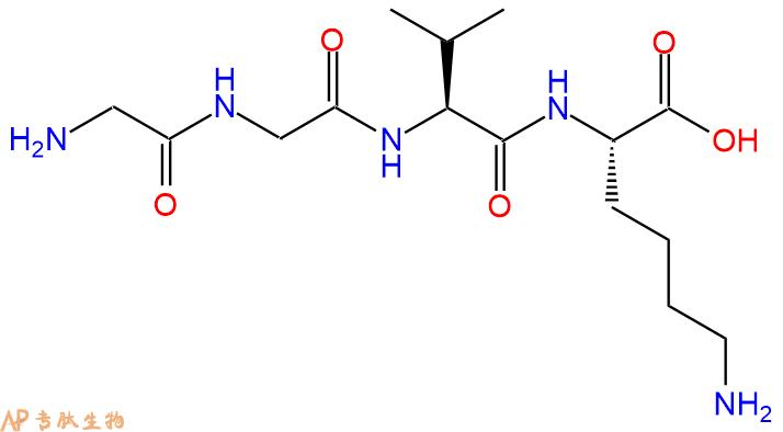 专肽生物产品H2N-Gly-Gly-Val-Lys-OH