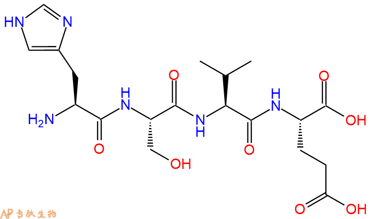 专肽生物产品H2N-His-Ser-Val-Glu-OH