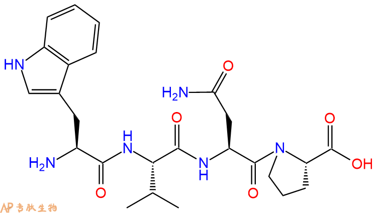 专肽生物产品H2N-Trp-Val-Asn-Pro-OH