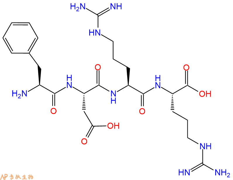 专肽生物产品H2N-Phe-Asp-Arg-Arg-OH
