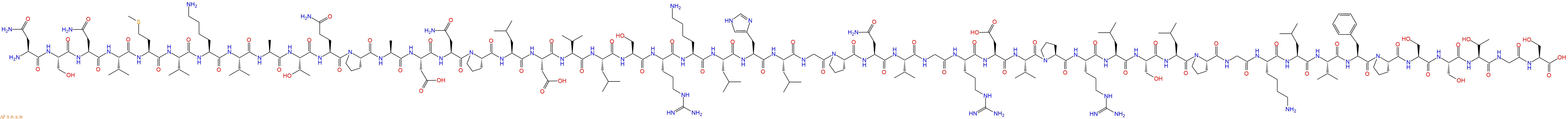 专肽生物产品H2N-Asn-Ser-Asn-Val-Met-Val-Lys-Val-Ala-Thr-Gln-Pro-Ala-Asp-Asn-Pro-Leu-Asp-Val-Leu-Ser-Arg-Lys-Leu-His-Leu-Gly-Pro-Asn-Val-Gly-Arg-Asp-Val-Pro-Arg-Leu-Ser-Leu-Pro-Gly-Lys-Leu-Val-Phe-Pro-Ser-Ser-Thr-Gly-Ser-OH