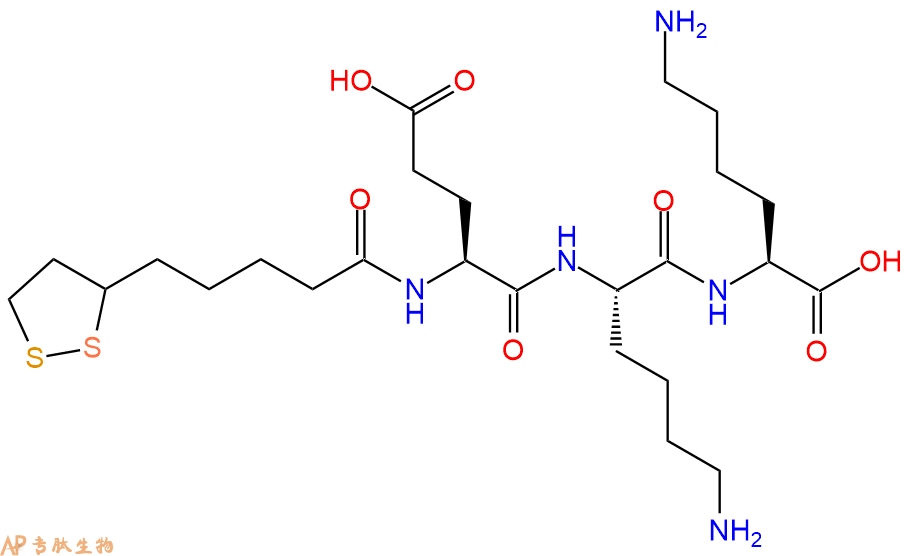 专肽生物产品Lipoicacid-Glu-Lys-Lys-OH