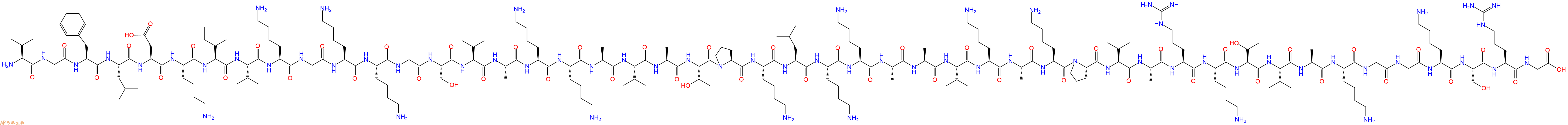 专肽生物产品H2N-Val-Gly-Phe-Leu-Asp-Lys-Ile-Val-Lys-Gly-Lys-Lys-Gly-Ser-Val-Ala-Lys-Lys-Ala-Val-Ala-Thr-Pro-Lys-Leu-Lys-Lys-Ala-Ala-Val-Lys-Ala-Lys-Pro-Val-Ala-Arg-Lys-Thr-Ile-Ala-Lys-Gly-Gly-Lys-Ser-Arg-Gly-OH