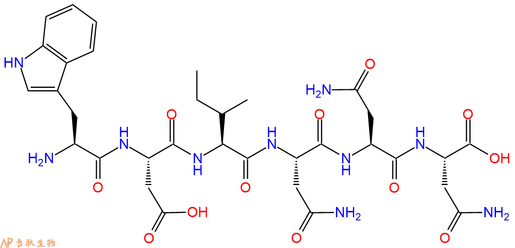 专肽生物产品H2N-Trp-Asp-Ile-Asn-Asn-Asn-OH