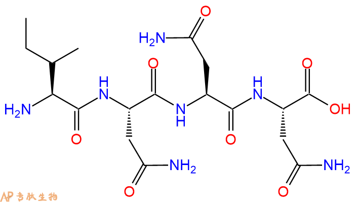 专肽生物产品H2N-Ile-Asn-Asn-Asn-OH