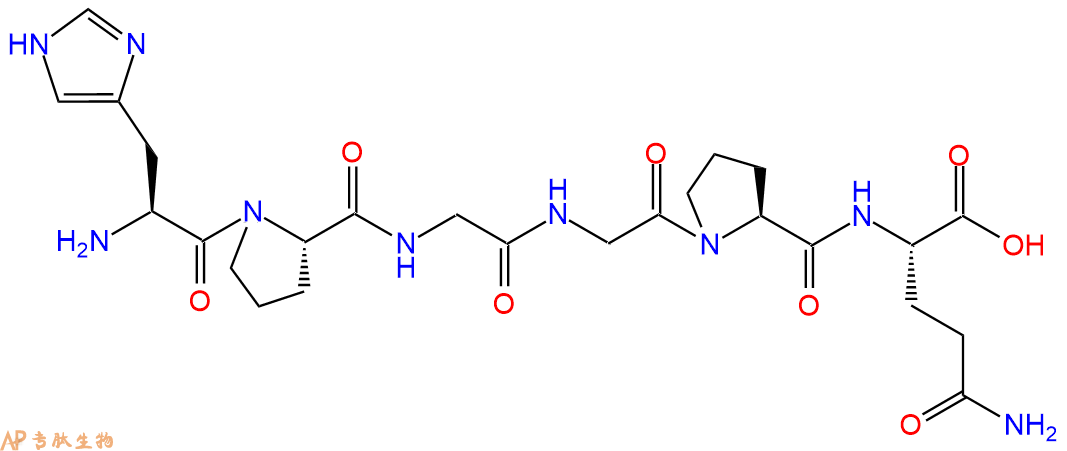专肽生物产品H2N-His-Pro-Gly-Gly-Pro-Gln-OH