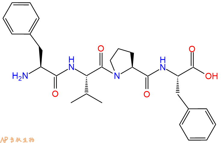 专肽生物产品H2N-Phe-Val-Pro-Phe-OH