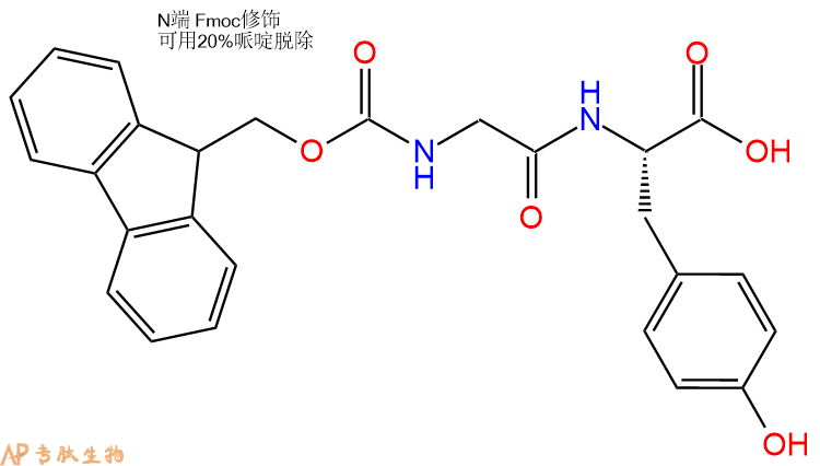 专肽生物产品Fmoc-Gly-Tyr-OH