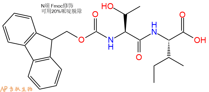 专肽生物产品Fmoc-Thr-Ile-OH