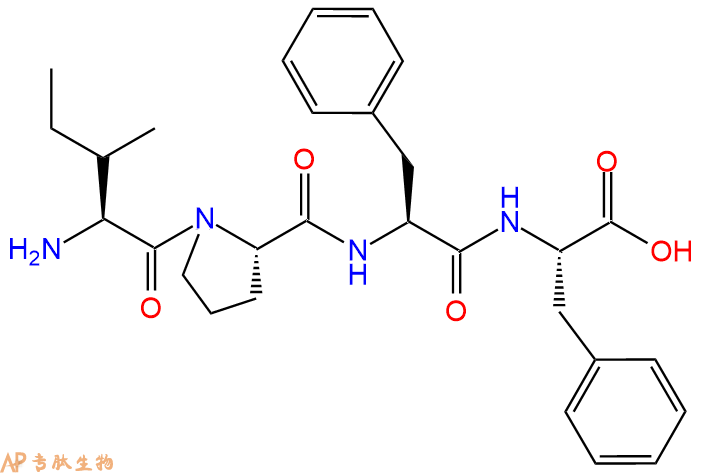 专肽生物产品H2N-Ile-Pro-Phe-Phe-OH