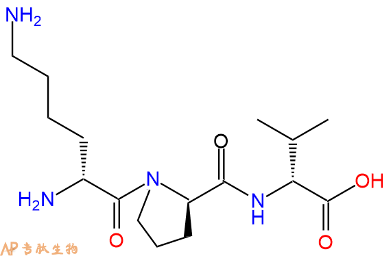专肽生物产品H2N-DLys-DPro-DVal-OH