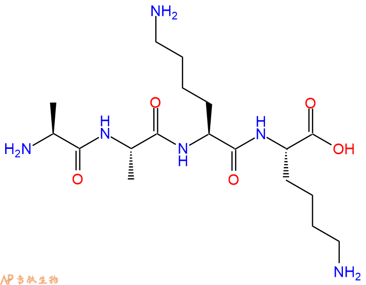专肽生物产品H2N-Ala-Ala-Lys-Lys-OH