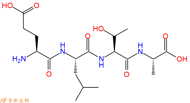 专肽生物产品H2N-Glu-Leu-Thr-Ala-OH