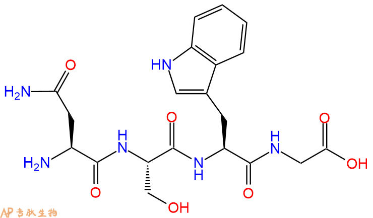 专肽生物产品H2N-Asn-Ser-Trp-Gly-OH