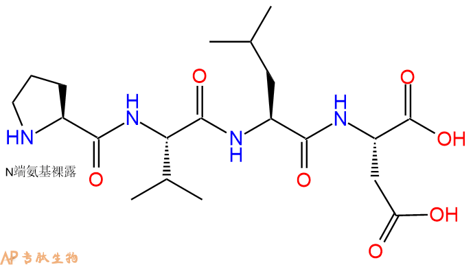 专肽生物产品H2N-Pro-Val-Leu-Asp-OH