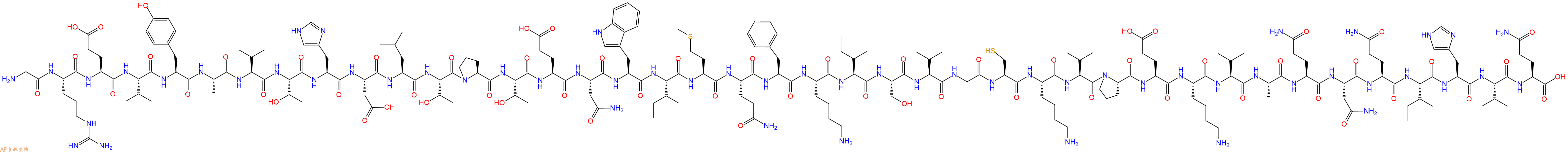 专肽生物产品H2N-Gly-Arg-Glu-Val-Tyr-Ala-Val-Thr-His-Asp-Leu-Thr-Pro-Thr-Glu-Asn-Trp-Ile-Met-Gln-Phe-Lys-Ile-Ser-Val-Gly-Cys-Lys-Val-Pro-Glu-Lys-Ile-Ala-Gln-Asn-Gln-Ile-His-Val-Gln-OH