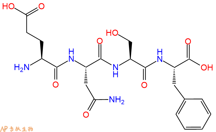 专肽生物产品H2N-Glu-Asn-Ser-Phe-OH
