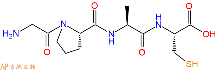 专肽生物产品H2N-Gly-Pro-Ala-Cys-OH