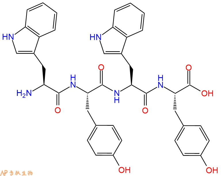 专肽生物产品H2N-Trp-Tyr-Trp-Tyr-OH