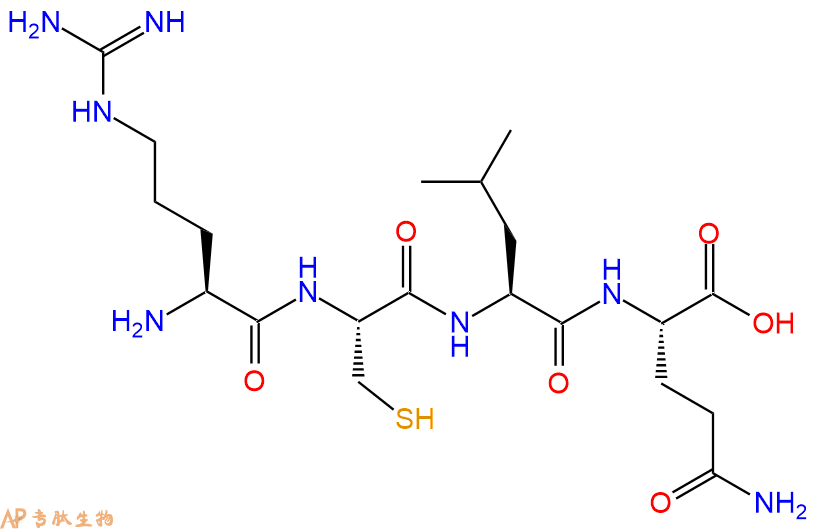 专肽生物产品H2N-Arg-Cys-Leu-Gln-OH