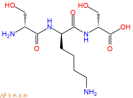 专肽生物产品H2N-DSer-DLys-DSer-OH