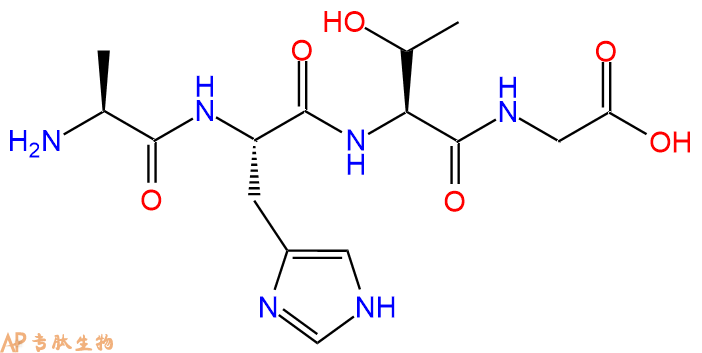 专肽生物产品H2N-Ala-His-Thr-Gly-OH