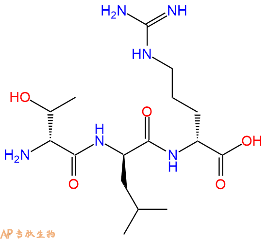 专肽生物产品H2N-DThr-DLeu-DArg-OH