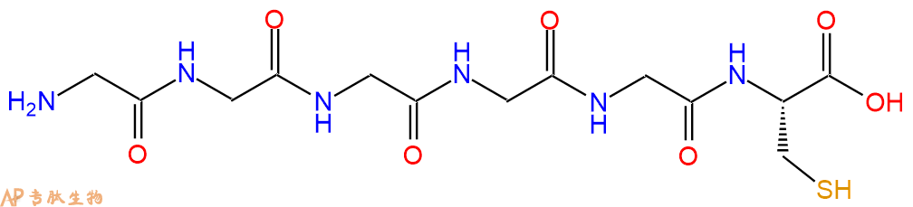 专肽生物产品H2N-Gly-Gly-Gly-Gly-Gly-Cys-OH