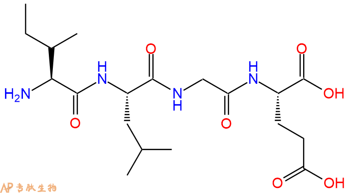 专肽生物产品H2N-Ile-Leu-Gly-Glu-OH