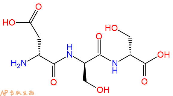专肽生物产品H2N-DAsp-DSer-DSer-OH