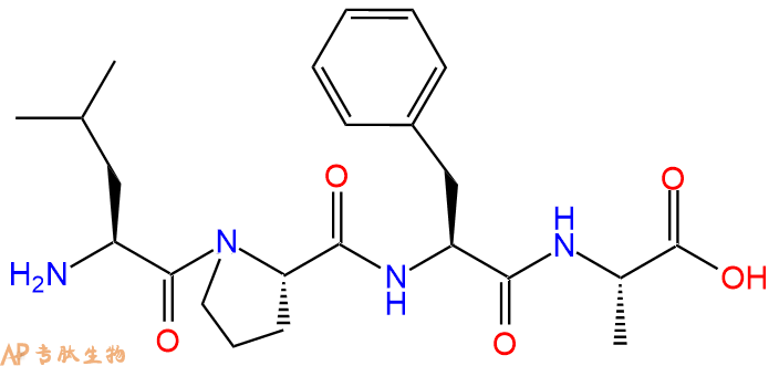 专肽生物产品H2N-Leu-Pro-Phe-Ala-OH