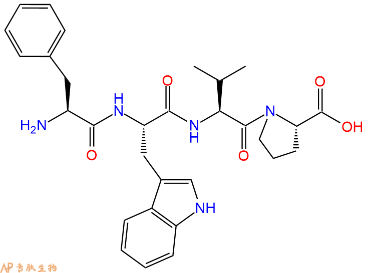 专肽生物产品H2N-Phe-Trp-Val-Pro-OH